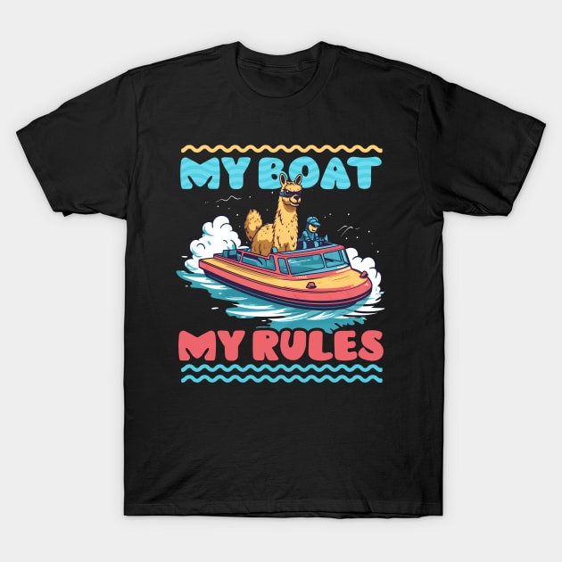 Boating Shirt | My Boat My Rules T-Shirt by Gawkclothing